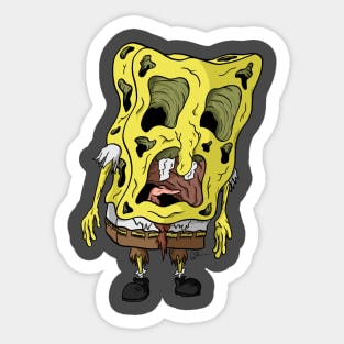 Creeper Parody Series: Sponge Borg Sticker